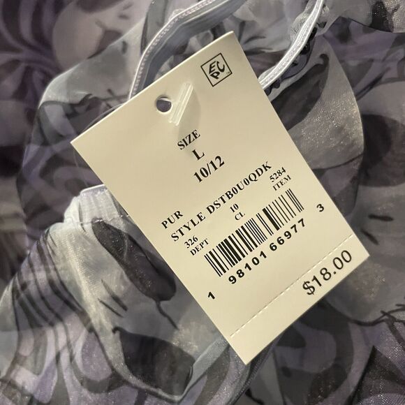 Nightmare Before Christmas NWT Jack Skellington Puff Sleeve Girls  Large 10/12 - Picture 9 of 10